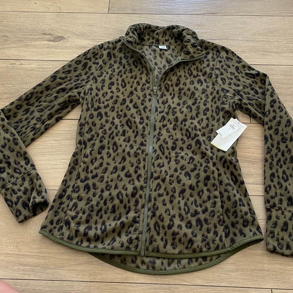NWT Fleece Zip Up Jacket